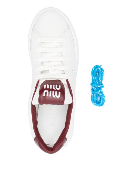 Sneaker in pelle MIU MIU | 5E387E3L48F0C65